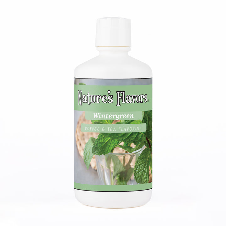 Organic Wintergreen Coffee and Tea Flavor Without Diacetyl