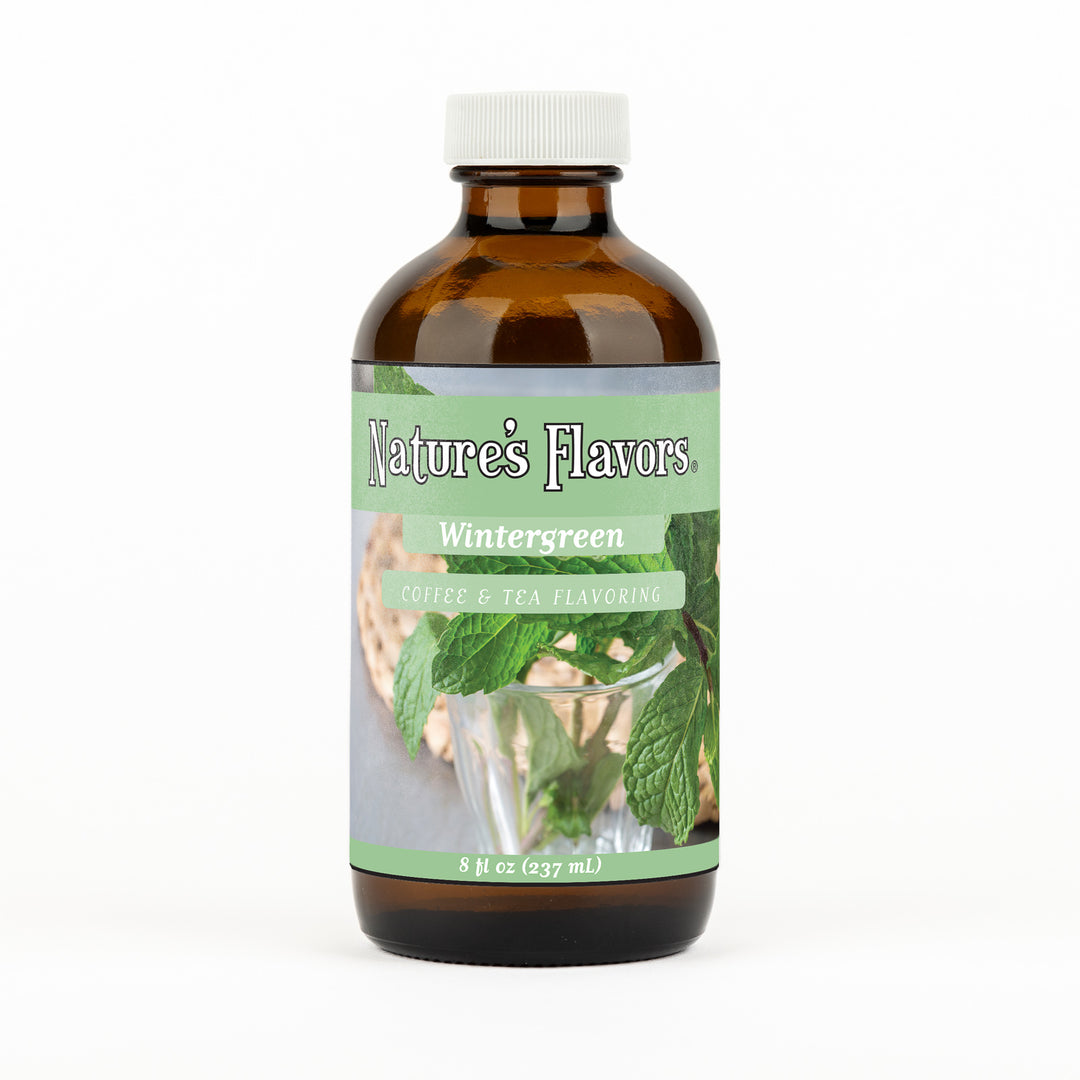 Organic Wintergreen Coffee and Tea Flavor Without Diacetyl