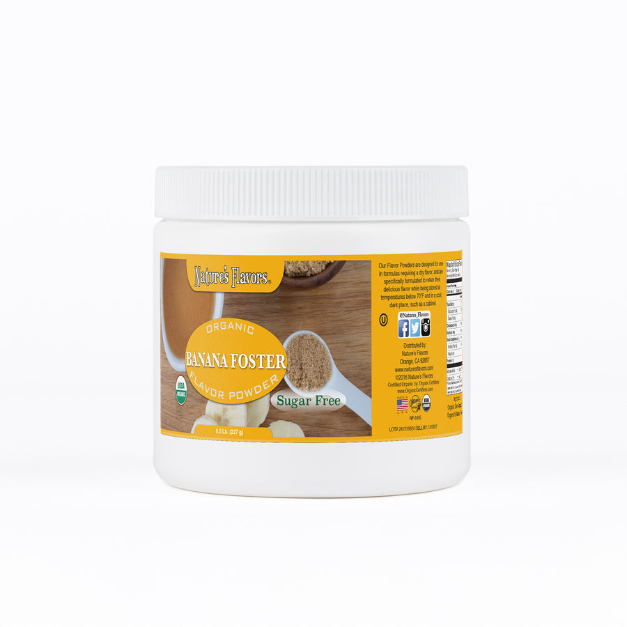 Banana Foster Flavor Powder (Sugar-Free), Organic