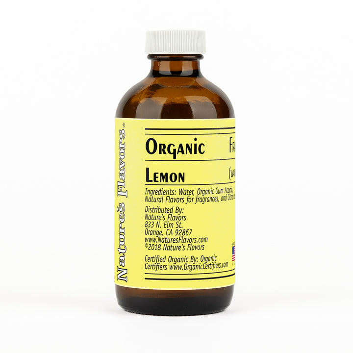 Organic Lemon Fragrance Emulsion with Floral Notes (Water Soluble)