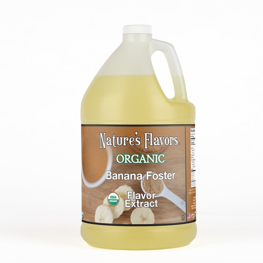 Organic Banana Foster Flavor Extract Without Diacetyl