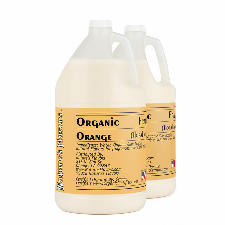 Organic Orange Fragrance Emulsion with Floral Notes (Water Soluble)
