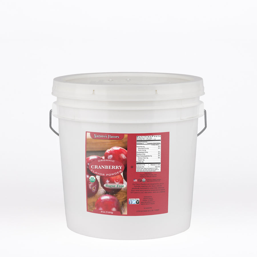 Cranberry Flavor Powder (Sugar-Free), Organic
