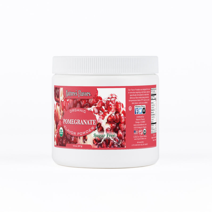 Pomegranate Flavor Powder (Sugar-Free), Organic