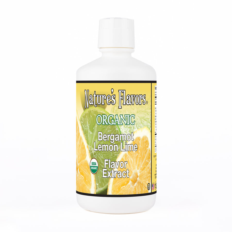 Bergamot Lemon Lime Flavor Extract, Organic