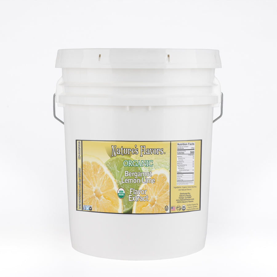 Bergamot Lemon Lime Flavor Extract, Organic