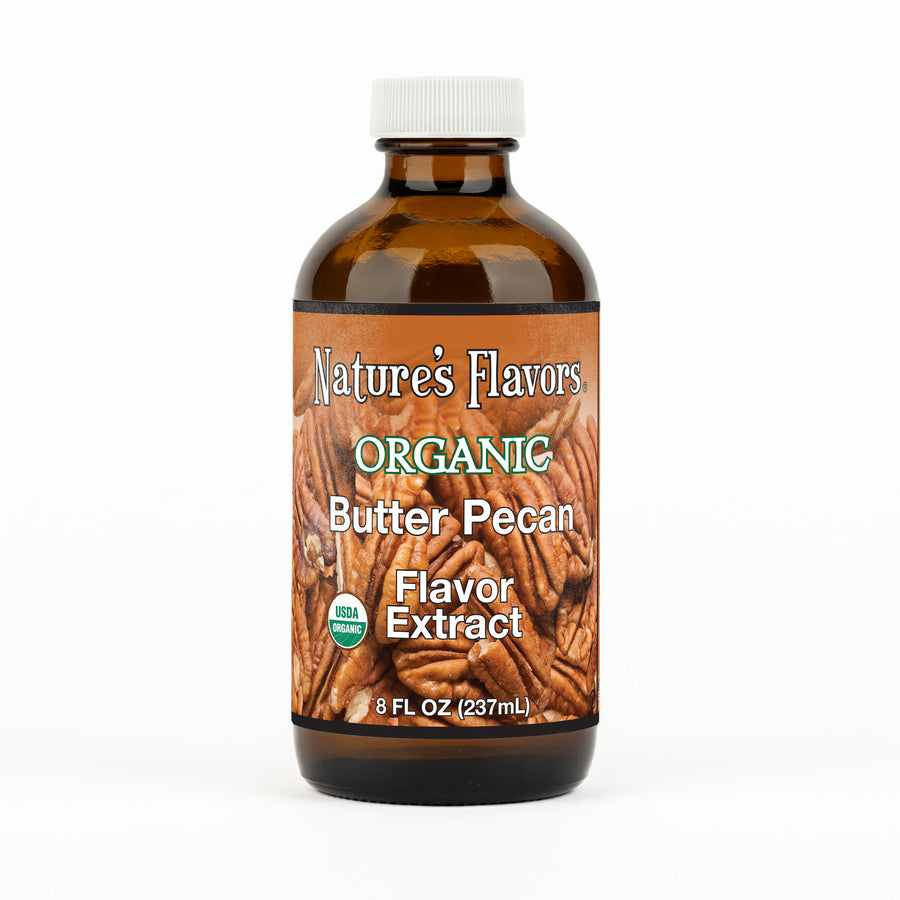 8 oz. | Butter Pecan Flavor Extract, Organic | Nature's Flavors 8 oz. | Butter Pecan Flavor Extract, Organic | Nature's Flavors