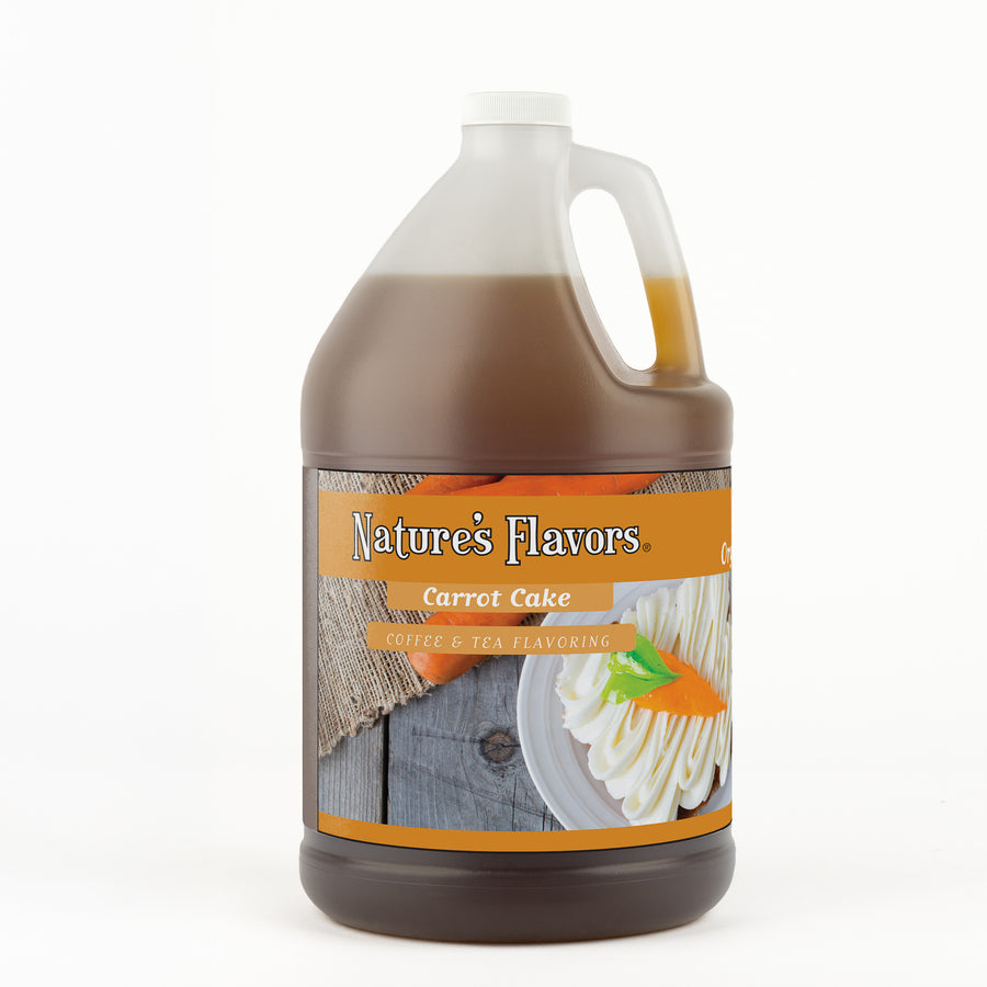 Organic Carrot Cake Coffee and Tea Flavoring Without Diacetyl
