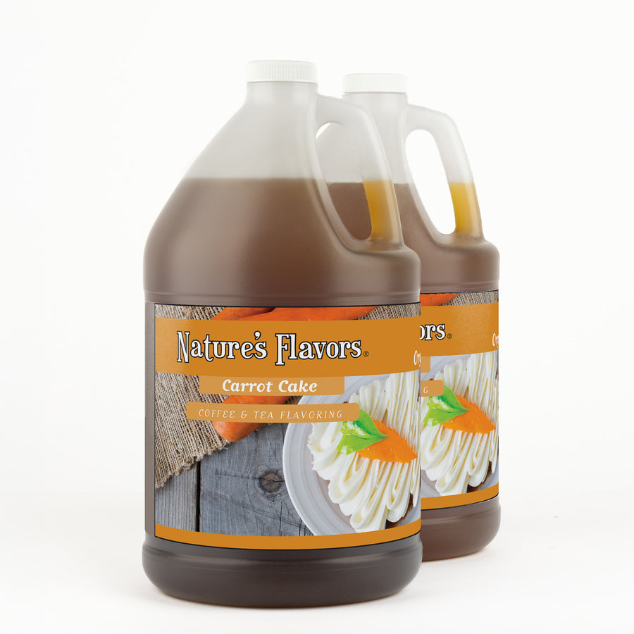 Organic Carrot Cake Coffee and Tea Flavoring Without Diacetyl