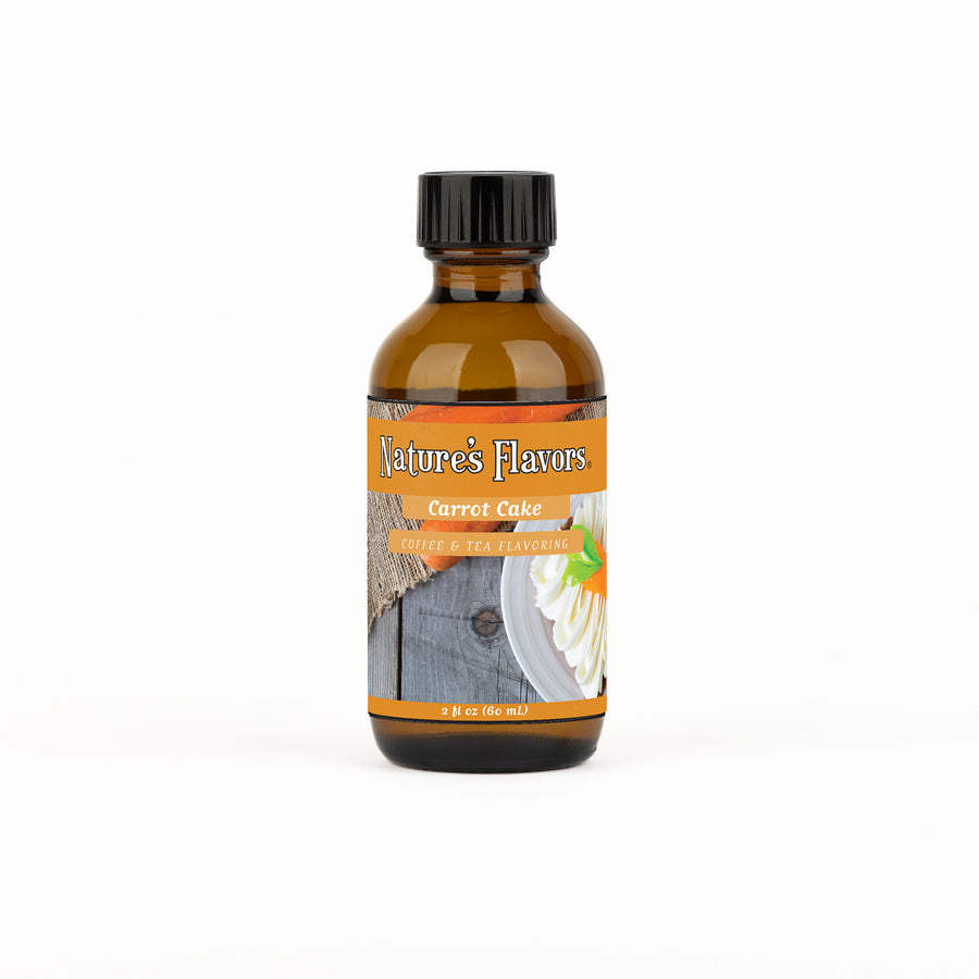 Organic Carrot Cake Coffee and Tea Flavoring Without Diacetyl