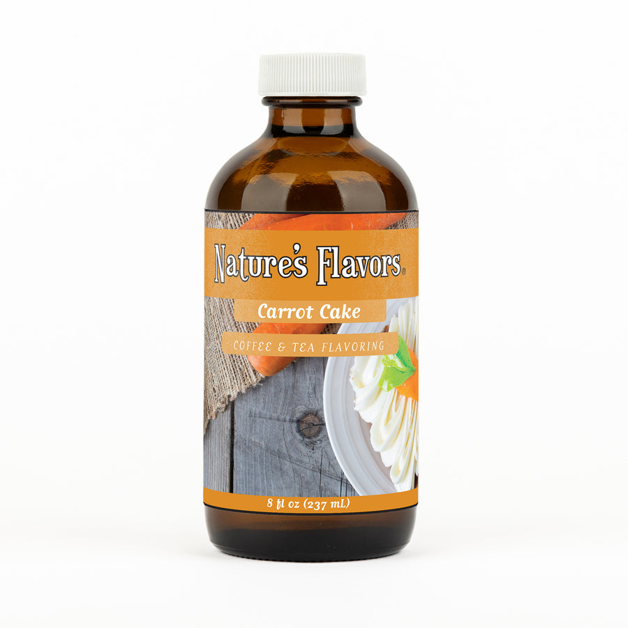 Organic Carrot Cake Coffee and Tea Flavoring Without Diacetyl