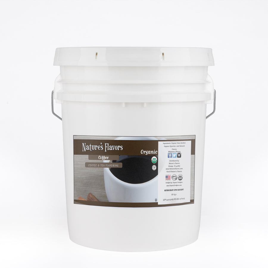 Organic Coffee Coffee and Tea Flavoring Without Diacetyl