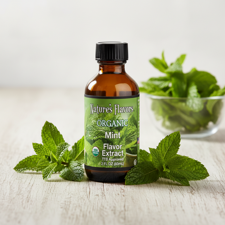 Mint Flavor Extract, Organic - TTB Approved