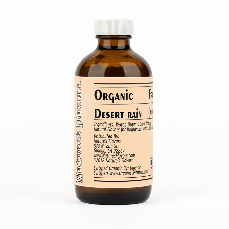 Organic Desert Rain Fragrance Emulsion with Floral Notes (Water Soluble)
