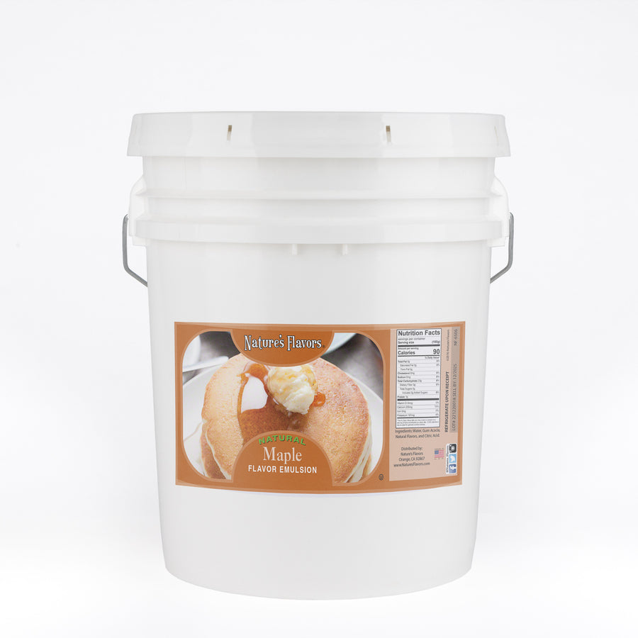 Maple Flavor Emulsion for High Heat Applications