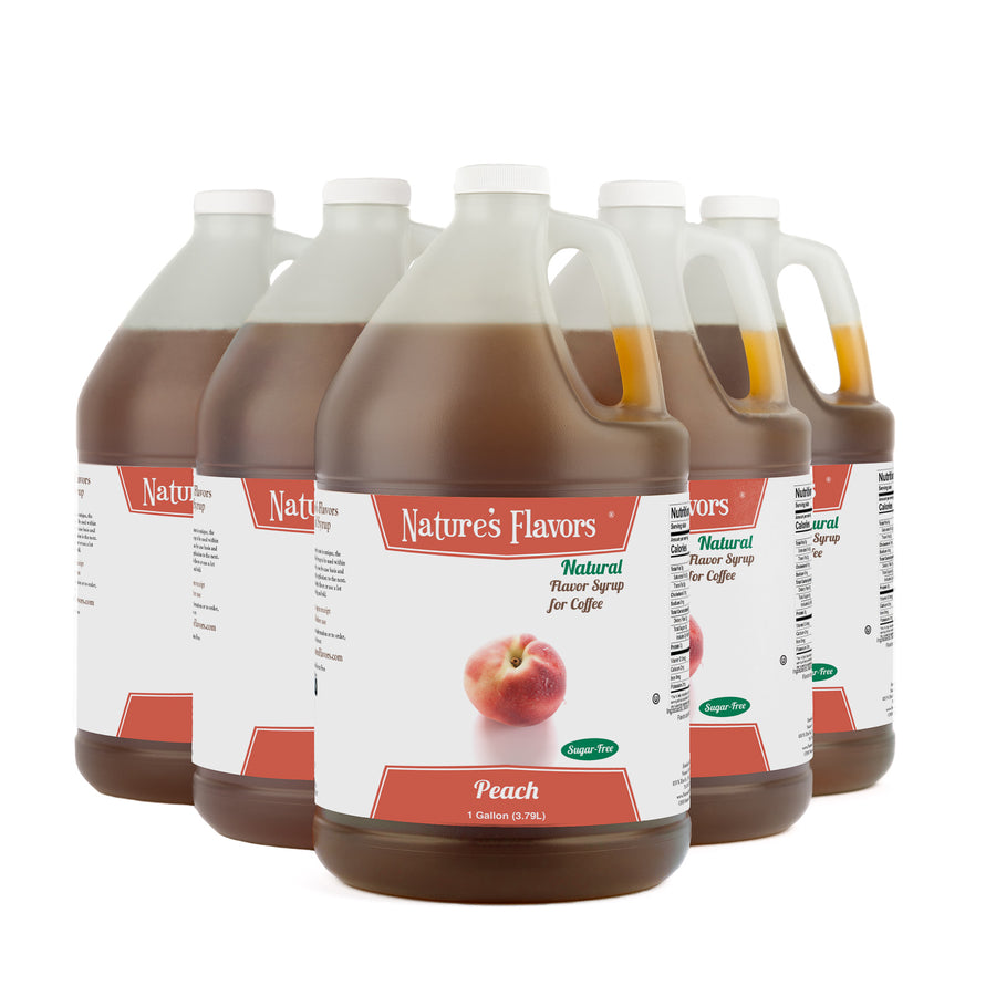 Sugar Free Peach Coffee Syrup