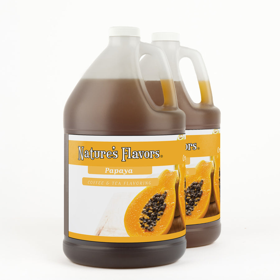 Organic Papaya Coffee and Tea Flavor Without Diacetyl