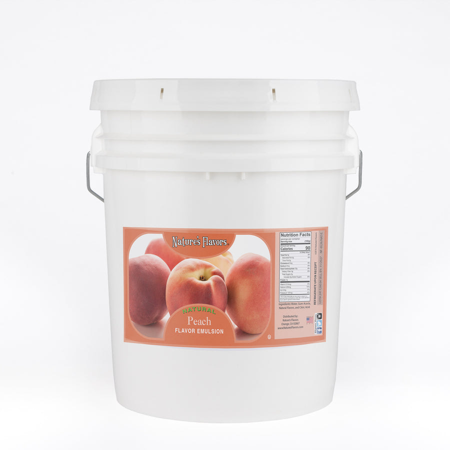 Peach Flavor Emulsion for High Heat Applications
