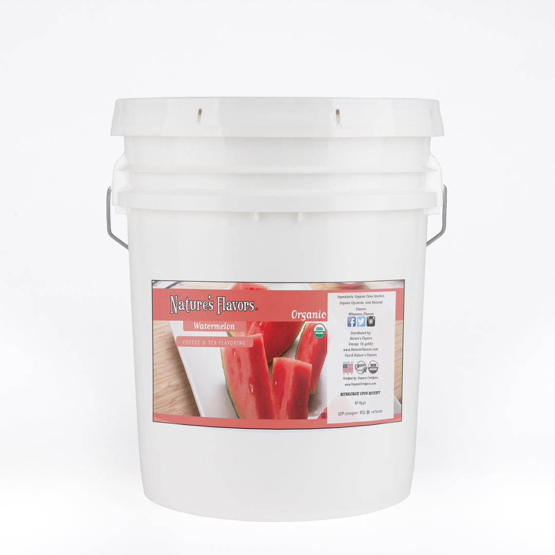 Organic Watermelon Coffee and Tea Flavor Without Diacetyl