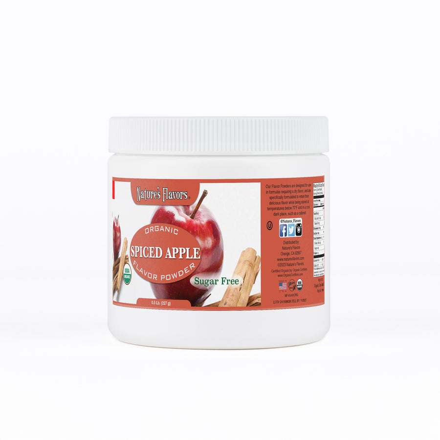 Spiced Apple Flavor Powder (Sugar-Free), Organic