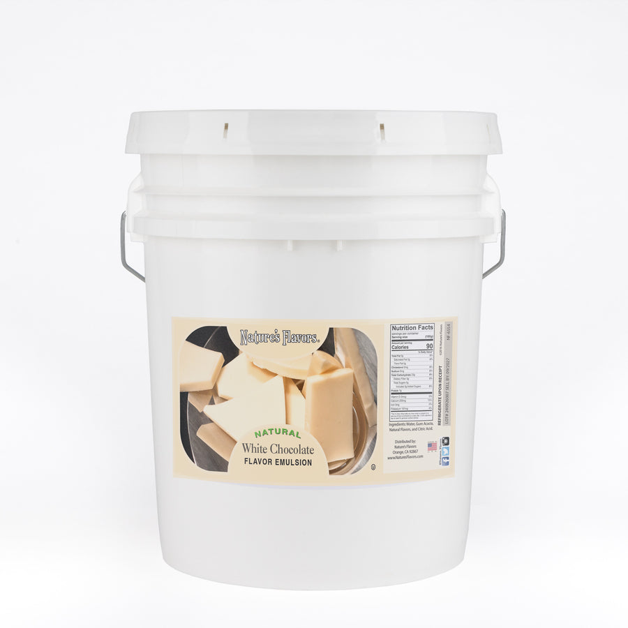 White Chocolate Flavor Emulsion for High Heat Applications