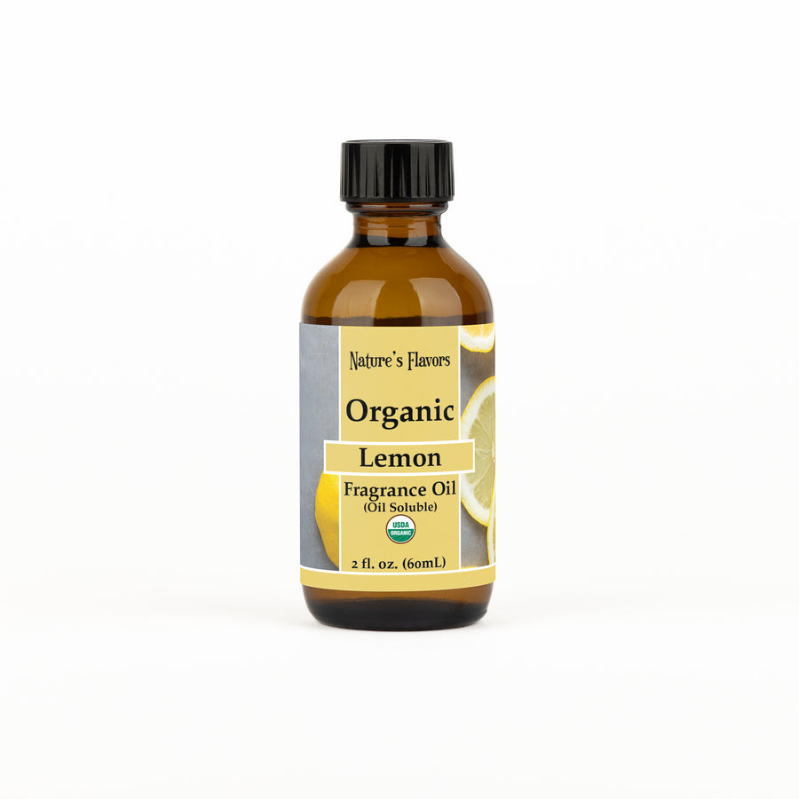 2oz Lemon Fragrance oil - Oil soluble organic