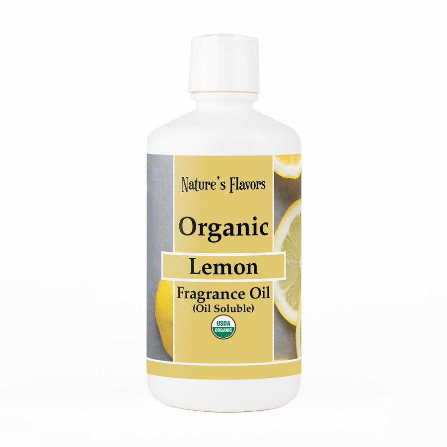 32oz Lemon Fragrance oil - Oil soluble organic