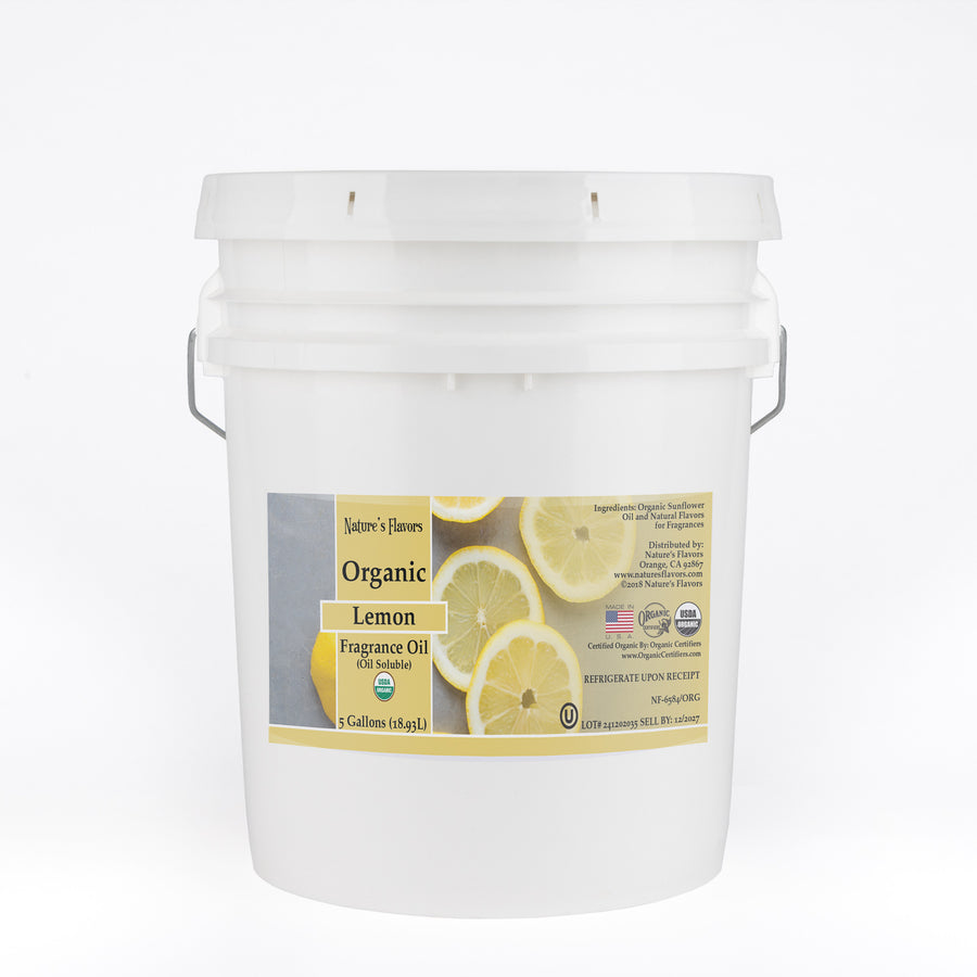5gal Lemon Fragrance oil - Oil soluble organic