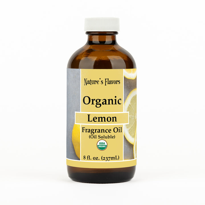 8oz Lemon Fragrance oil - Oil soluble organic