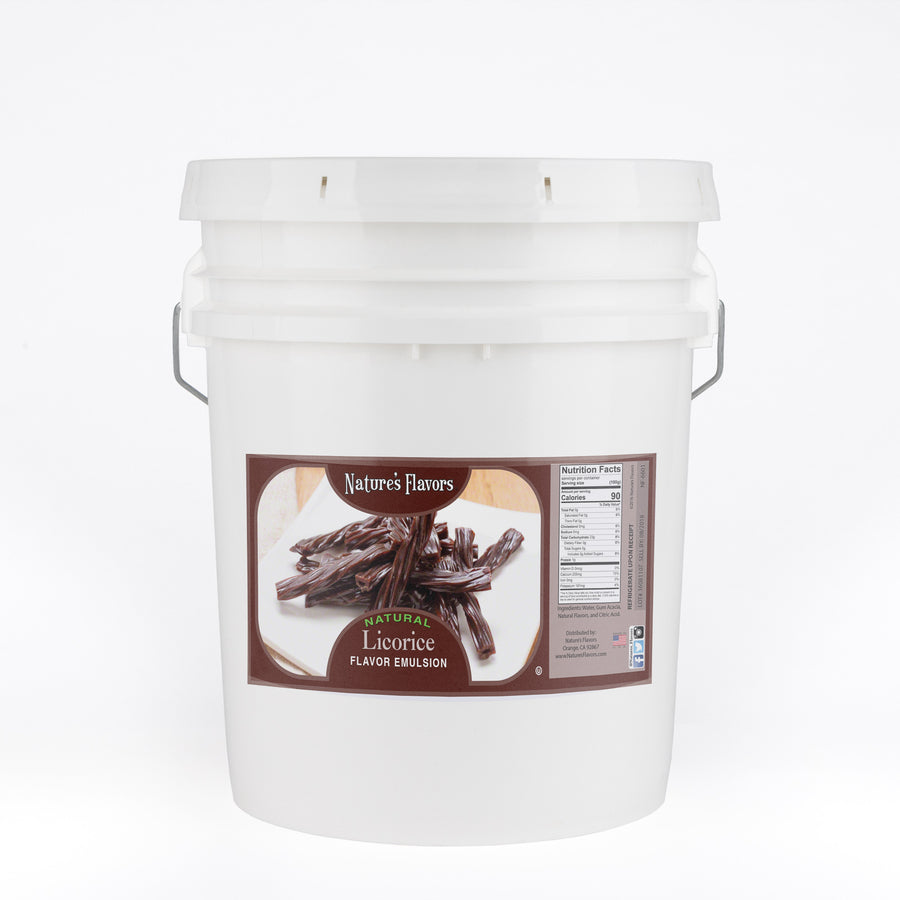 Licorice Flavor Emulsion for High Heat Applications
