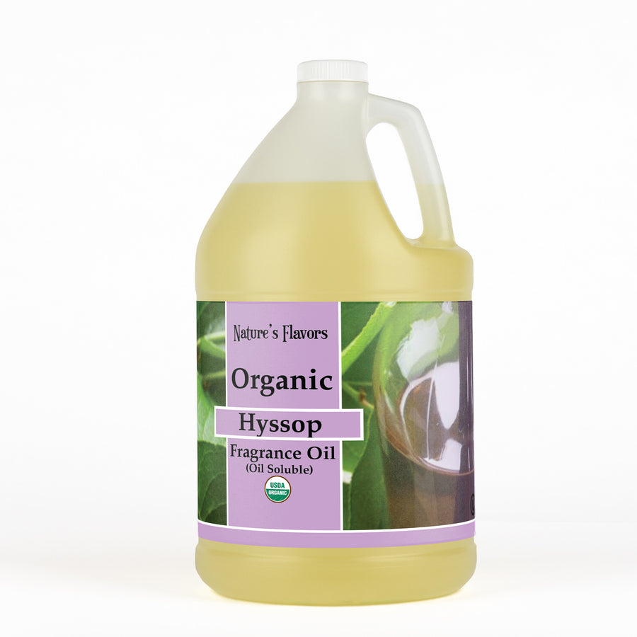 Hyssop Fragrance Oil (Oil Soluble), Organic