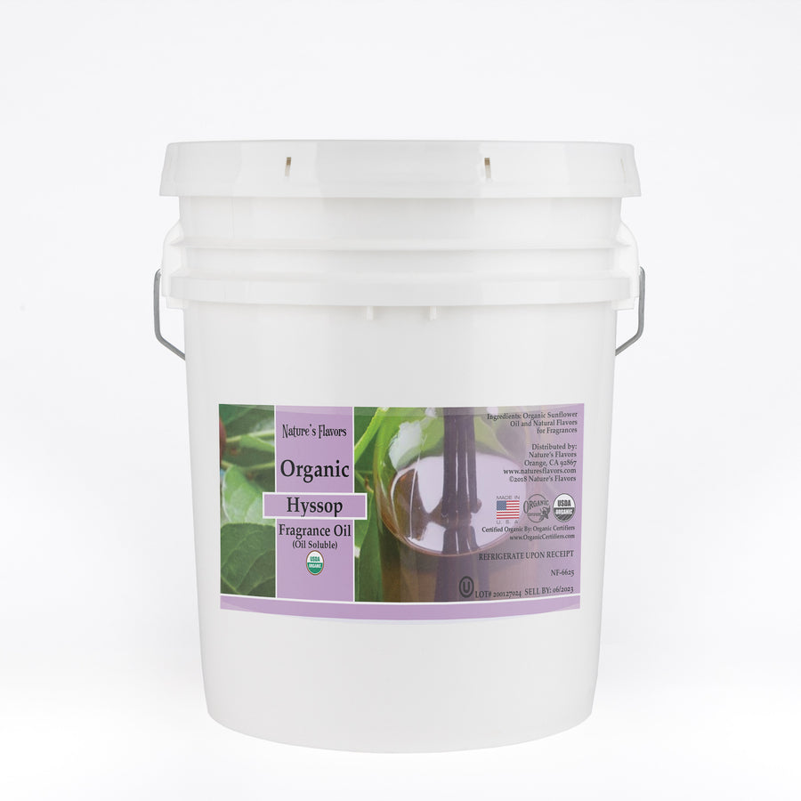 Hyssop Fragrance Oil (Oil Soluble), Organic