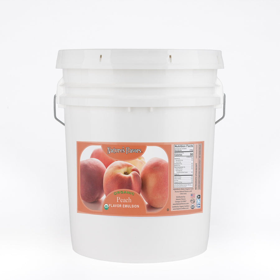 Peach Flavor Emulsion for High Heat Applications, Organic