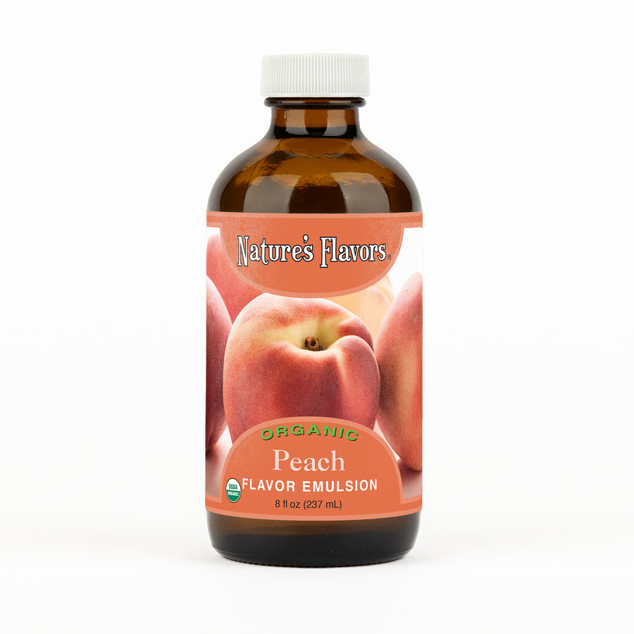 Peach Flavor Emulsion for High Heat Applications, Organic