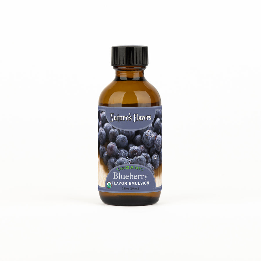 Organic Blueberry Flavor Emulsion for High Heat Applications