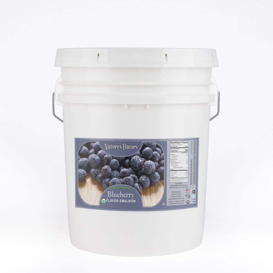 Organic Blueberry Flavor Emulsion for High Heat Applications