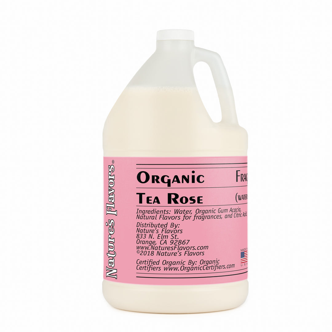 Organic Tea Rose Fragrance Emulsion (Water Soluble)
