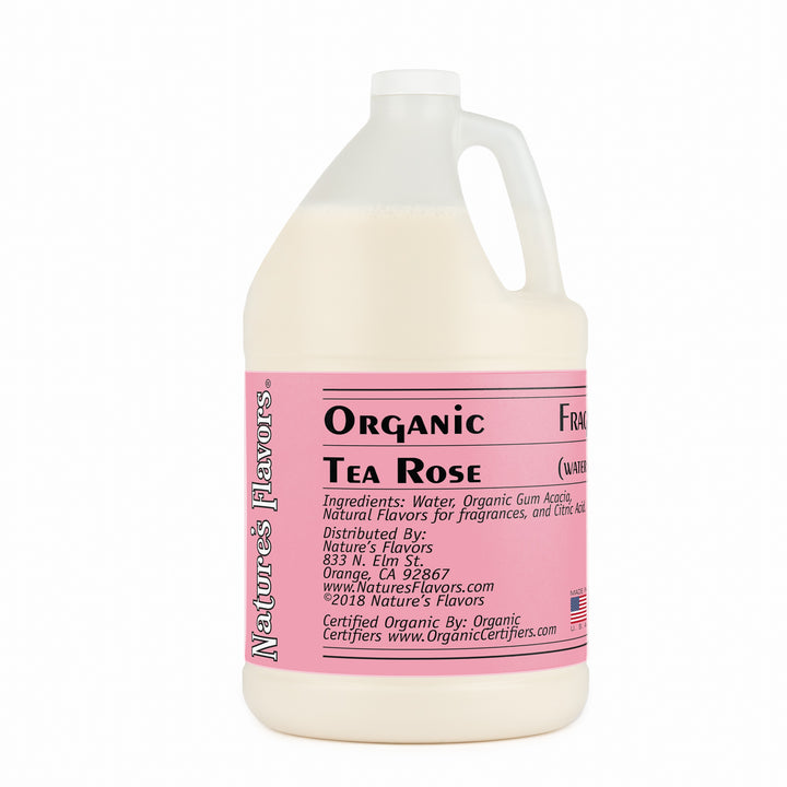 Organic Tea Rose Fragrance Emulsion (Water Soluble)