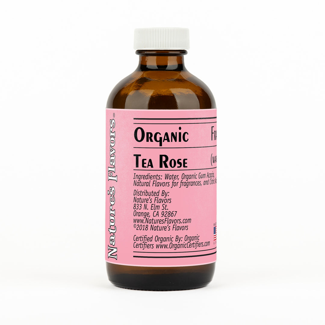 Organic Tea Rose Fragrance Emulsion (Water Soluble)