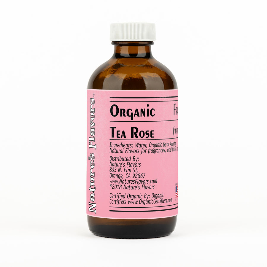 Organic Tea Rose Fragrance Emulsion (Water Soluble)