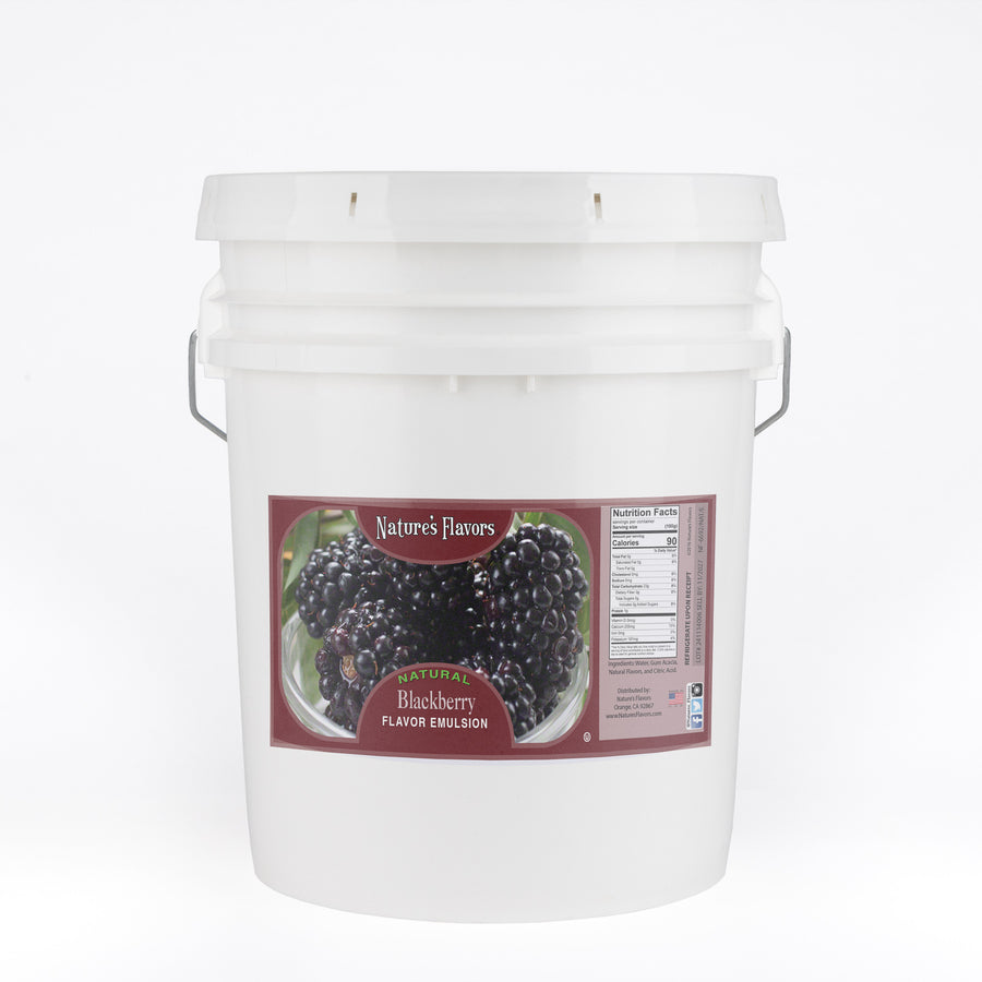 Blackberry Flavor Emulsion for High Heat Applications
