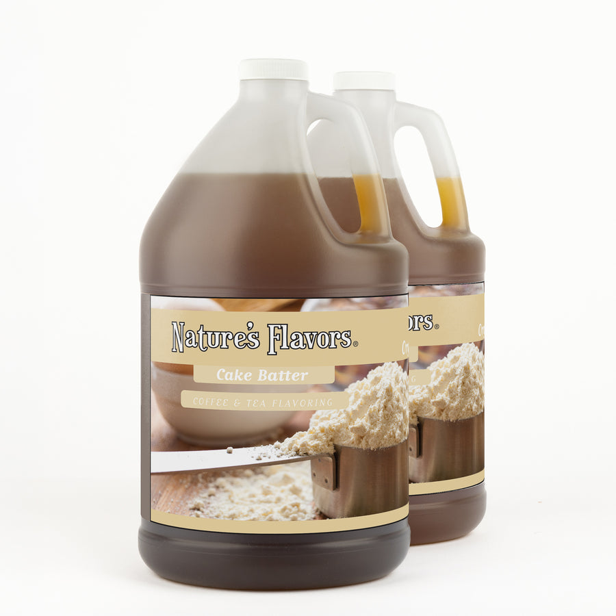 Organic Cake Batter Coffee and Tea Flavor Without Diacetyl