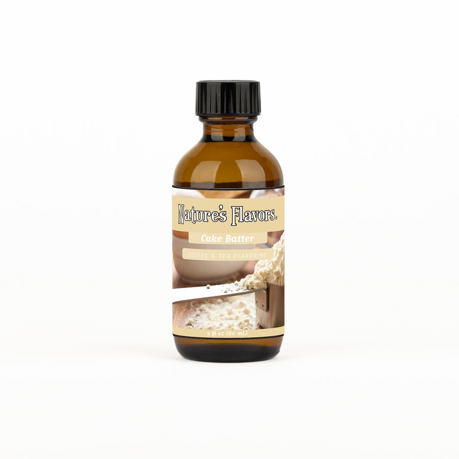 Organic Cake Batter Coffee and Tea Flavor Without Diacetyl
