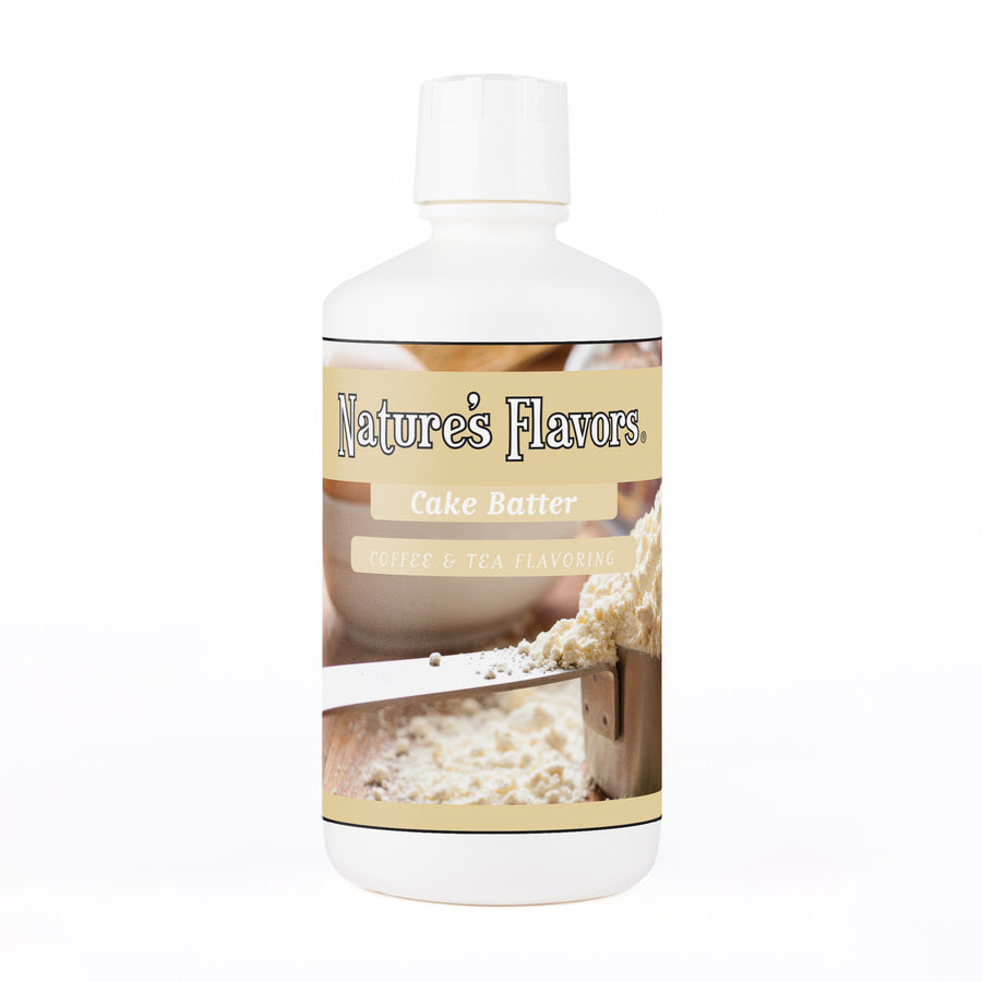 Organic Cake Batter Coffee and Tea Flavor Without Diacetyl