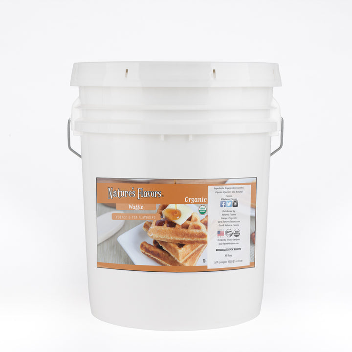 Organic Waffle Coffee and Tea Flavor Without Diacetyl