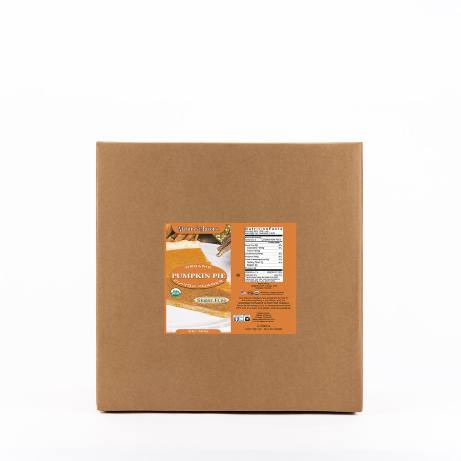 Pumpkin Pie Flavor Powder (Sugar-Free), Organic