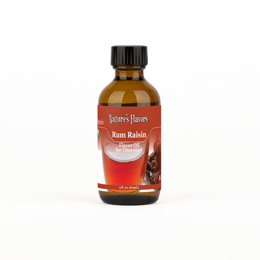 Organic Rum Raisin Flavor Oil For Chocolate