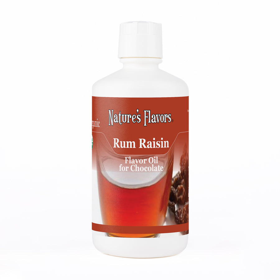 Organic Rum Raisin Flavor Oil For Chocolate