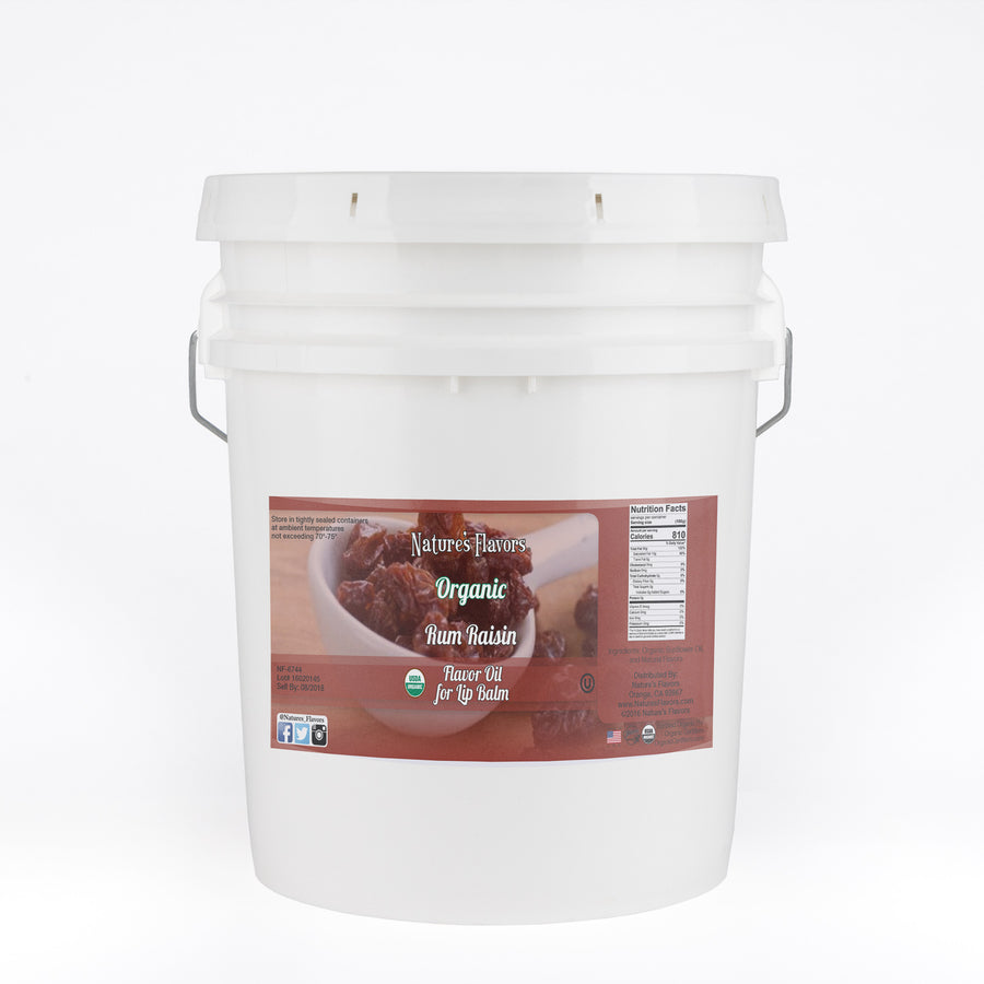 Organic Rum Raisin Flavor Oil for Lip Balm