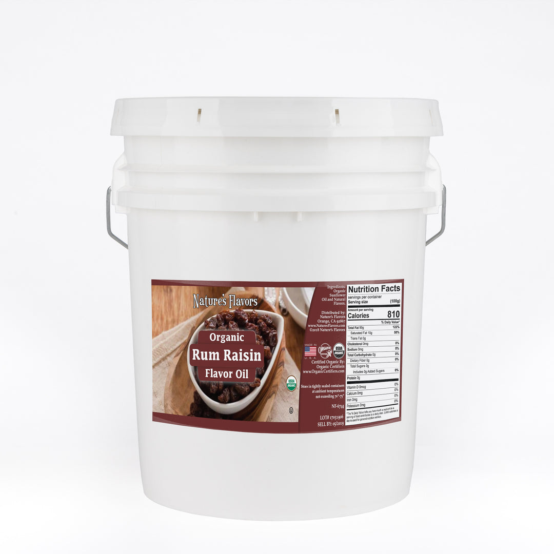 Rum Raisin Flavor Oil, Organic